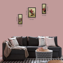 Load image into Gallery viewer, 3 Pc Set of Floral Paintings

